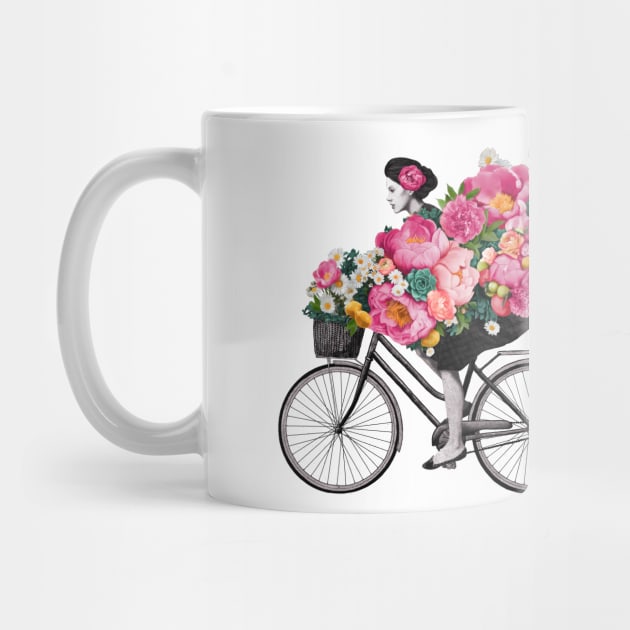 Floral Bicycle by LauraGraves